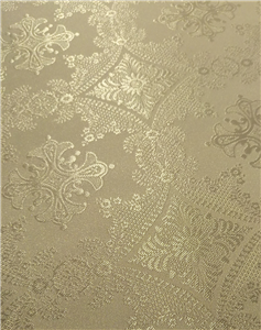 White-Silver Brocade Fabrics