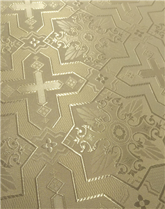 Белый - Серебро парча Ткань