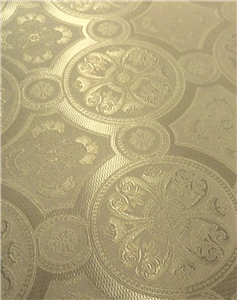 White-Silver Brocade Fabrics