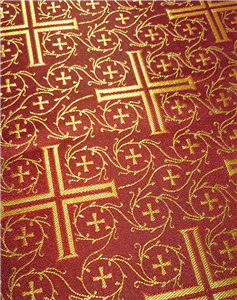 Claret Red-Gold Brocade Fabrics
