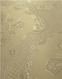 Λευκό - Ασημί Μπροκάρ Ύφασμα