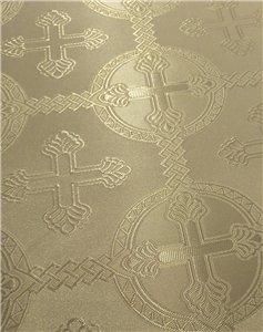 Белый - Серебро парча Ткань