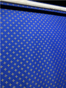 Dark Blue-Gold Brocade Fabrics