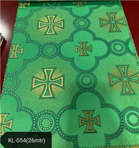 Green-Gold Brocade Fabrics