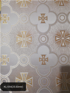 White-Gold Brocade Fabrics