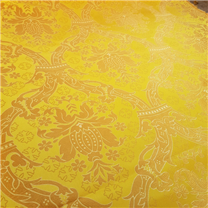 Yellow-Gold Brocade Fabrics