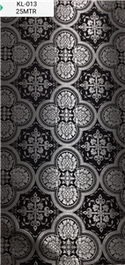 Black-Silver Brocade Fabrics