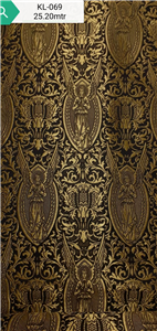 Black-Gold Brocade Fabrics