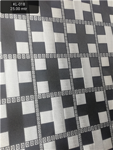 Black-Silver Brocade Fabrics