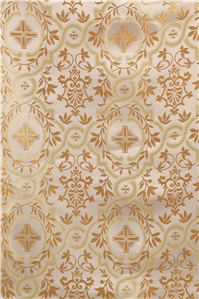 White-Light Gold Brocade Fabrics