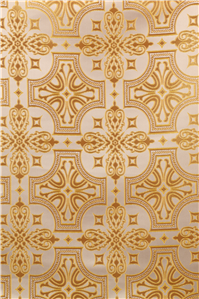 White-Gold Brocade Fabrics