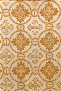 Gold-White Brocade Fabrics