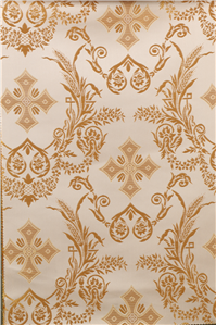 White-Light Gold Brocade Fabrics