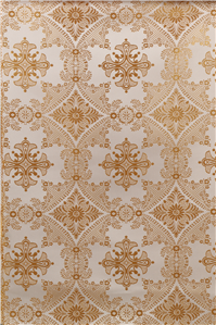 White-Gold Brocade Fabrics