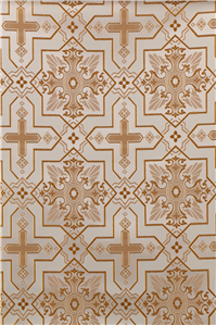 Белое золото парча Ткань