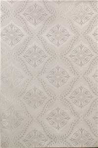 Λευκό - Ασημί Μπροκάρ Ύφασμα