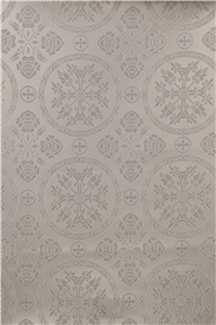 White-Silver Brocade Fabrics