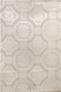 White-Silver Brocade Fabrics