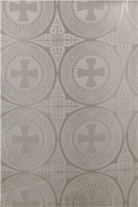 White-Silver Brocade Fabrics