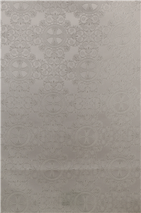 White-Silver Brocade Fabrics