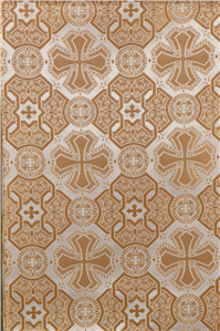 White-Gold Brocade Fabrics