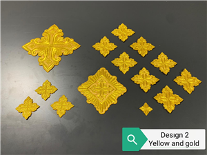 Yellow-Gold Cross Set