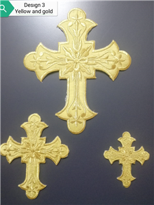 Yellow-Gold Cross Set
