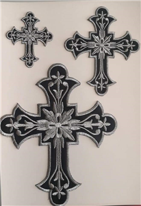 Black-Silver Cross Set