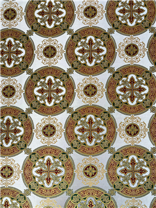 BODEAUX-GOLD-D.GREEN Metallic Fabric