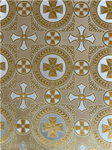 White Metallic Fabric