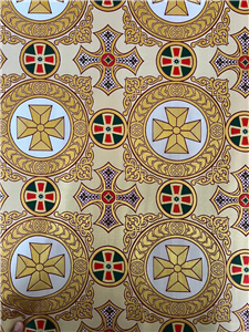 BODEAUX-GOLD-D.GREEN Metallic Fabric